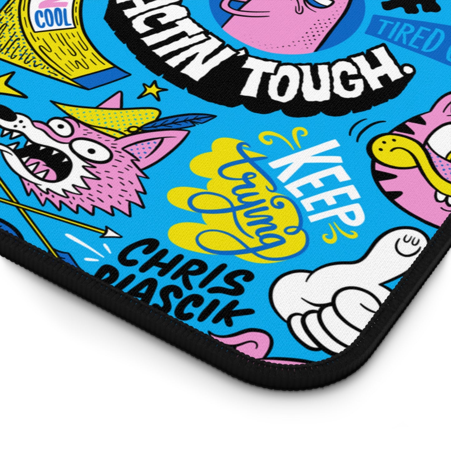 Doodled Pattern Desk Mat - Chris Piascik