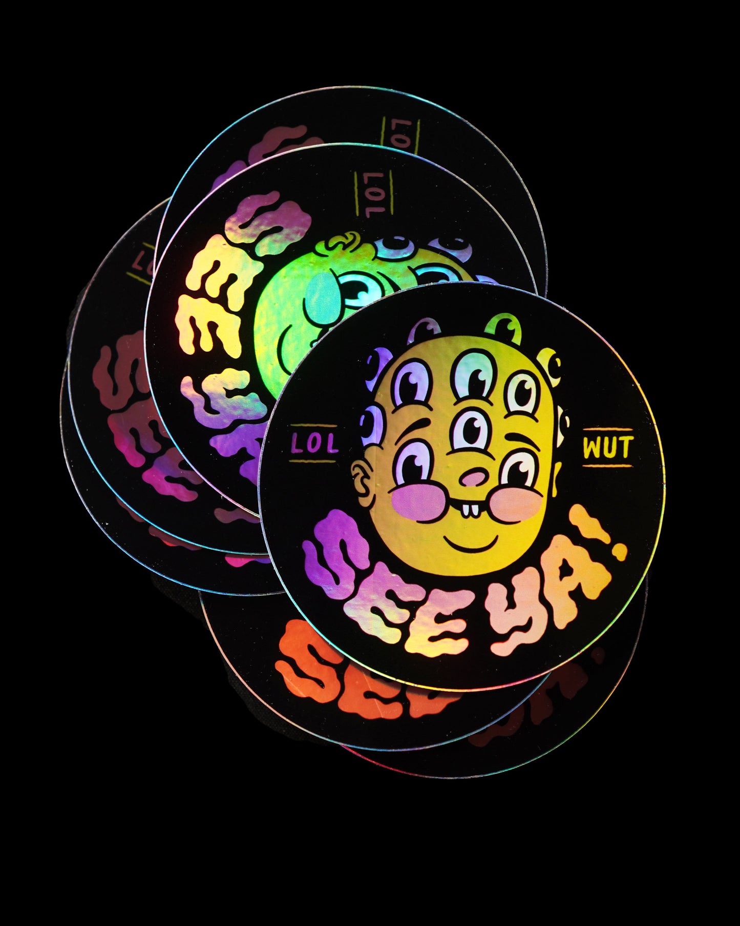 See Ya! - Chris Piascik Holographic Sticker
