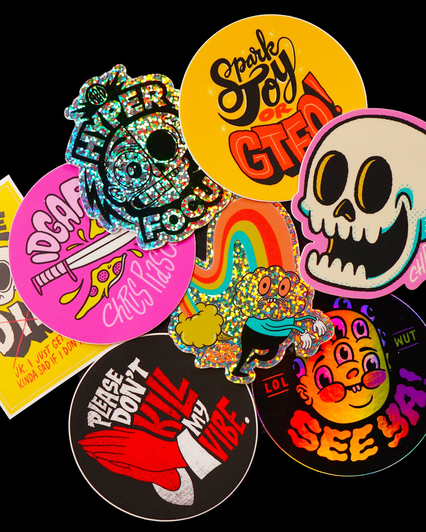 Assorted Sticker Pack - Chris Piascik Classic 8-Pack