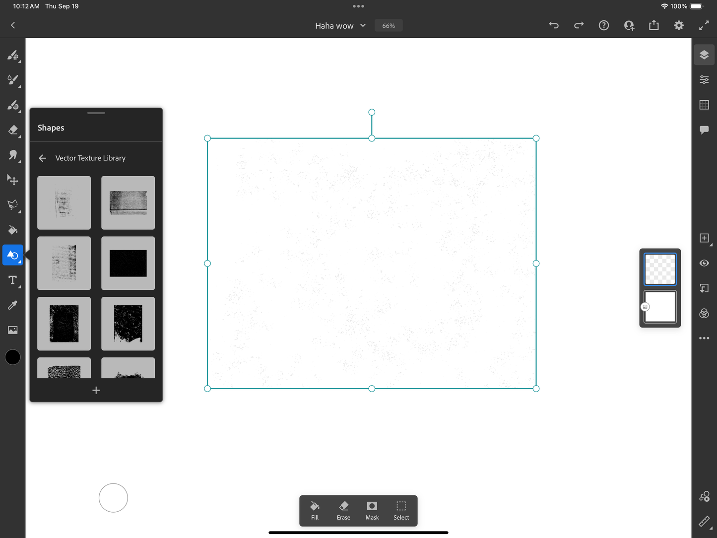 Vector Texture: Shape Library for Adobe Fresco