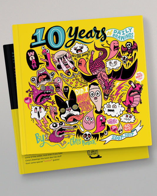 '10 Years of Daily Drawings' Book by Chris Piascik