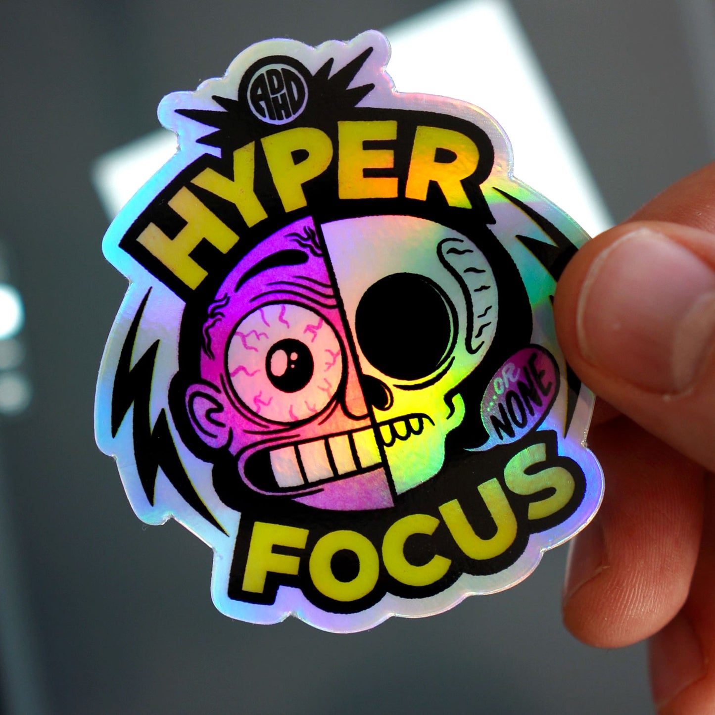 Hyper Focus (ADHD) Sticker – ChrisPiascik