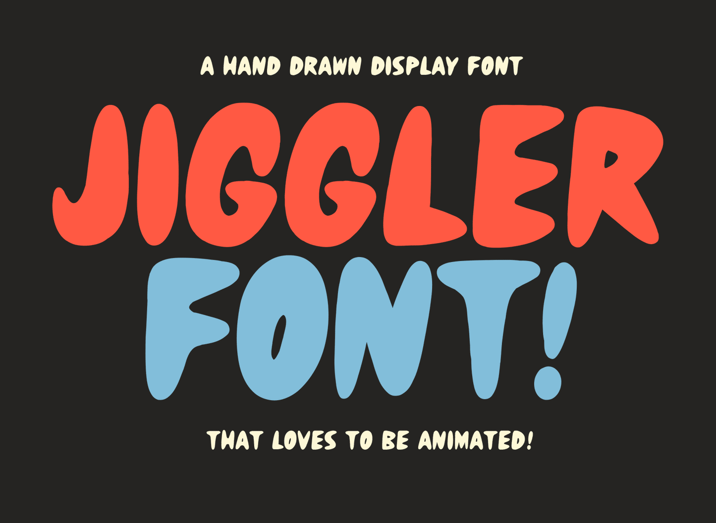 Jiggler Font by Chris Piascik